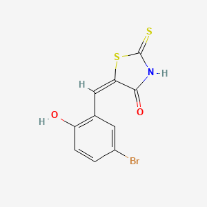 5-(5-bromo-2-hydroxybenzylidene)-2-thioxo-1,3-thiazolidin-4-one