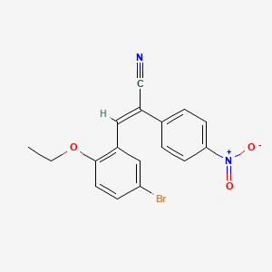 3-(5-bromo-2-ethoxyphenyl)-2-(4-nitrophenyl)acrylonitrile