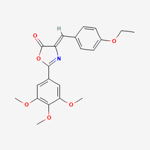 4-(4-ethoxybenzylidene)-2-(3,4,5-trimethoxyphenyl)-1,3-oxazol-5(4H)-one