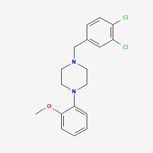 1-[(3,4-dichlorophenyl)methyl]-4-(2-methoxyphenyl)piperazine