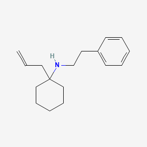 N-(2-phenylethyl)-1-prop-2-enylcyclohexan-1-amine