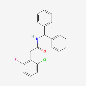 2-(2-chloro-6-fluorophenyl)-N-(diphenylmethyl)acetamide