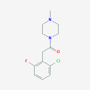 2-(2-Chloro-6-fluorophenyl)-1-(4-methylpiperazin-1-yl)ethanone