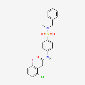 N-(4-{[benzyl(methyl)amino]sulfonyl}phenyl)-2-(2-chloro-6-fluorophenyl)acetamide