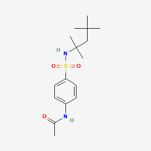 N-{4-[(2,4,4-trimethylpentan-2-yl)sulfamoyl]phenyl}acetamide