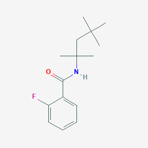 2-fluoro-N-(1,1,3,3-tetramethylbutyl)benzamide