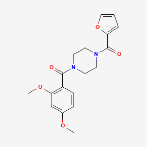 1-(2,4-dimethoxybenzoyl)-4-(2-furoyl)piperazine