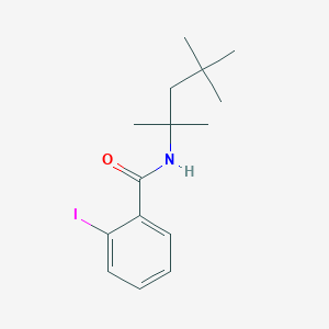 molecular formula C15H22INO B3485433 2-iodo-N-(2,4,4-trimethylpentan-2-yl)benzamide 