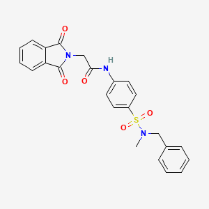 N-{4-[BENZYL(METHYL)SULFAMOYL]PHENYL}-2-(1,3-DIOXO-2,3-DIHYDRO-1H-ISOINDOL-2-YL)ACETAMIDE