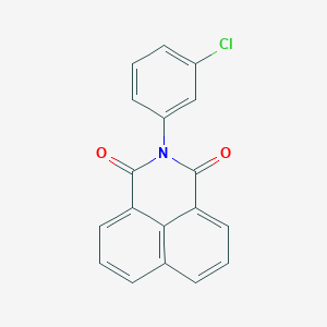 molecular formula C18H10ClNO2 B348554 2-(3-chlorophenyl)-1H-benzo[de]isoquinoline-1,3(2H)-dione CAS No. 7056-70-4