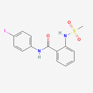 N-(4-iodophenyl)-2-[(methylsulfonyl)amino]benzamide