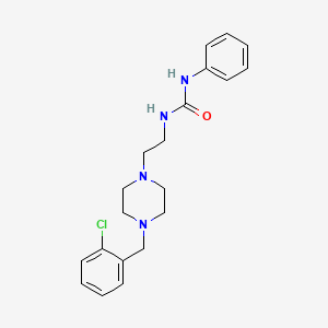 N-{2-[4-(2-chlorobenzyl)-1-piperazinyl]ethyl}-N'-phenylurea