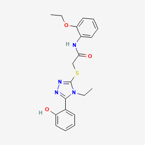 N-(2-ethoxyphenyl)-2-{[4-ethyl-5-(2-hydroxyphenyl)-4H-1,2,4-triazol-3-yl]thio}acetamide