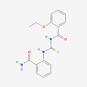 2-[(2-Ethoxybenzoyl)carbamothioylamino]benzamide