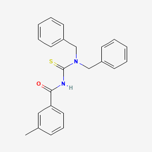 N-[(dibenzylamino)carbonothioyl]-3-methylbenzamide