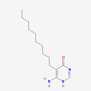 B034862 6-Amino-5-decyl-4-pyrimidinol CAS No. 103980-49-0