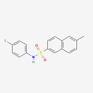 N-(4-iodophenyl)-6-methyl-2-naphthalenesulfonamide