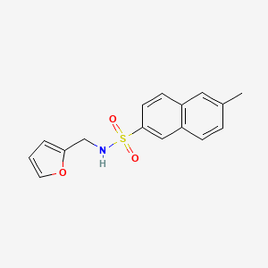 N-(furan-2-ylmethyl)-6-methylnaphthalene-2-sulfonamide