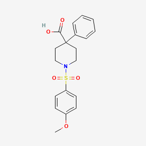 1-(4-METHOXYBENZENESULFONYL)-4-PHENYLPIPERIDINE-4-CARBOXYLIC ACID