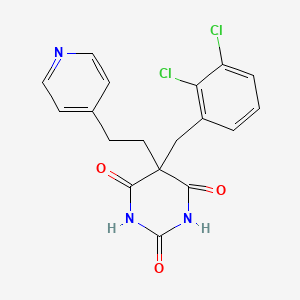 5-[(2,3-DICHLOROPHENYL)METHYL]-5-[2-(PYRIDIN-4-YL)ETHYL]-1,3-DIAZINANE-2,4,6-TRIONE