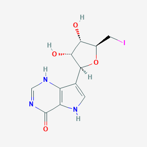 B034864 5'-Deoxy-5'-iodo-9-deazainosine CAS No. 102731-46-4