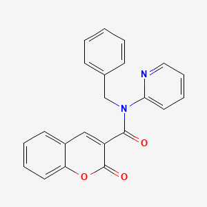 N-benzyl-2-oxo-N-(pyridin-2-yl)-2H-chromene-3-carboxamide