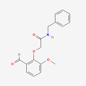 N-benzyl-2-(2-formyl-6-methoxyphenoxy)acetamide