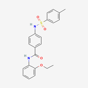 N-(2-ethoxyphenyl)-4-{[(4-methylphenyl)sulfonyl]amino}benzamide