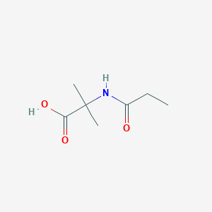 molecular formula C7H13NO3 B034868 2-甲基-N-丙酰丙氨酸 CAS No. 106897-28-3