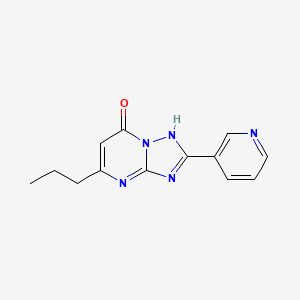 5-PROPYL-2-(PYRIDIN-3-YL)-4H,7H-[1,2,4]TRIAZOLO[1,5-A]PYRIMIDIN-7-ONE