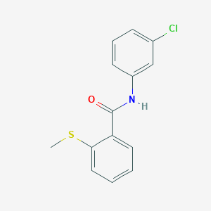 N-(3-chlorophenyl)-2-(methylthio)benzamide