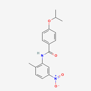 4-isopropoxy-N-(2-methyl-5-nitrophenyl)benzamide