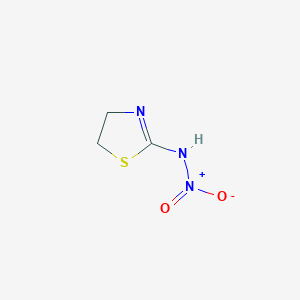 B034871 N-(4,5-Dihydro-1,3-thiazol-2-yl)nitramide CAS No. 105827-90-5