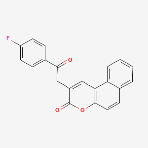 2-[2-(4-fluorophenyl)-2-oxoethyl]-3H-benzo[f]chromen-3-one