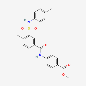 methyl 4-[(4-methyl-3-{[(4-methylphenyl)amino]sulfonyl}benzoyl)amino]benzoate