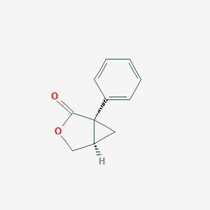 molecular formula C11H10O2 B034876 (1S,5R)-1-苯基-3-氧代双环[3.1.0]己烷-2-酮 CAS No. 96847-53-9