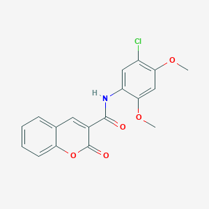 N-(5-chloro-2,4-dimethoxyphenyl)-2-oxo-2H-chromene-3-carboxamide