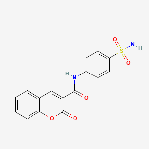 N-{4-[(methylamino)sulfonyl]phenyl}-2-oxo-2H-chromene-3-carboxamide