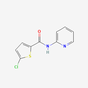 molecular formula C10H7ClN2OS B3487699 5-chloro-N-(pyridin-2-yl)thiophene-2-carboxamide 