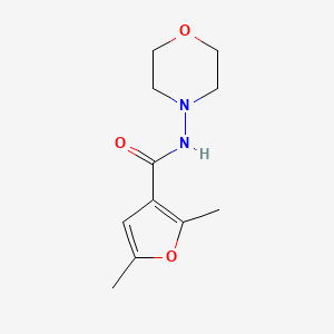 2,5-dimethyl-N-4-morpholinyl-3-furamide