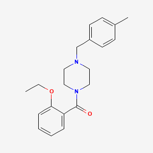 (2-ETHOXYPHENYL)[4-(4-METHYLBENZYL)PIPERAZINO]METHANONE