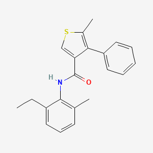 N-(2-ethyl-6-methylphenyl)-5-methyl-4-phenylthiophene-3-carboxamide