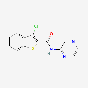 3-chloro-N-(pyrazin-2-yl)-1-benzothiophene-2-carboxamide