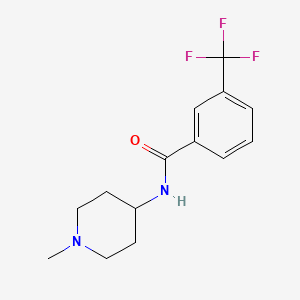 N-(1-methylpiperidin-4-yl)-3-(trifluoromethyl)benzamide