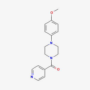 [4-(4-METHOXYPHENYL)PIPERAZINO](4-PYRIDYL)METHANONE