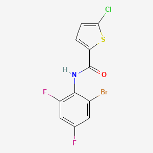 N-(2-bromo-4,6-difluorophenyl)-5-chloro-2-thiophenecarboxamide