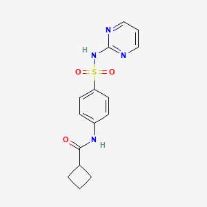 N-{4-[(PYRIMIDIN-2-YL)SULFAMOYL]PHENYL}CYCLOBUTANECARBOXAMIDE