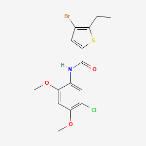 4-bromo-N-(5-chloro-2,4-dimethoxyphenyl)-5-ethyl-2-thiophenecarboxamide