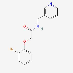 2-(2-BROMOPHENOXY)-N-[(PYRIDIN-3-YL)METHYL]ACETAMIDE