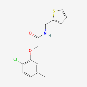 2-(2-CHLORO-5-METHYLPHENOXY)-N-[(THIOPHEN-2-YL)METHYL]ACETAMIDE